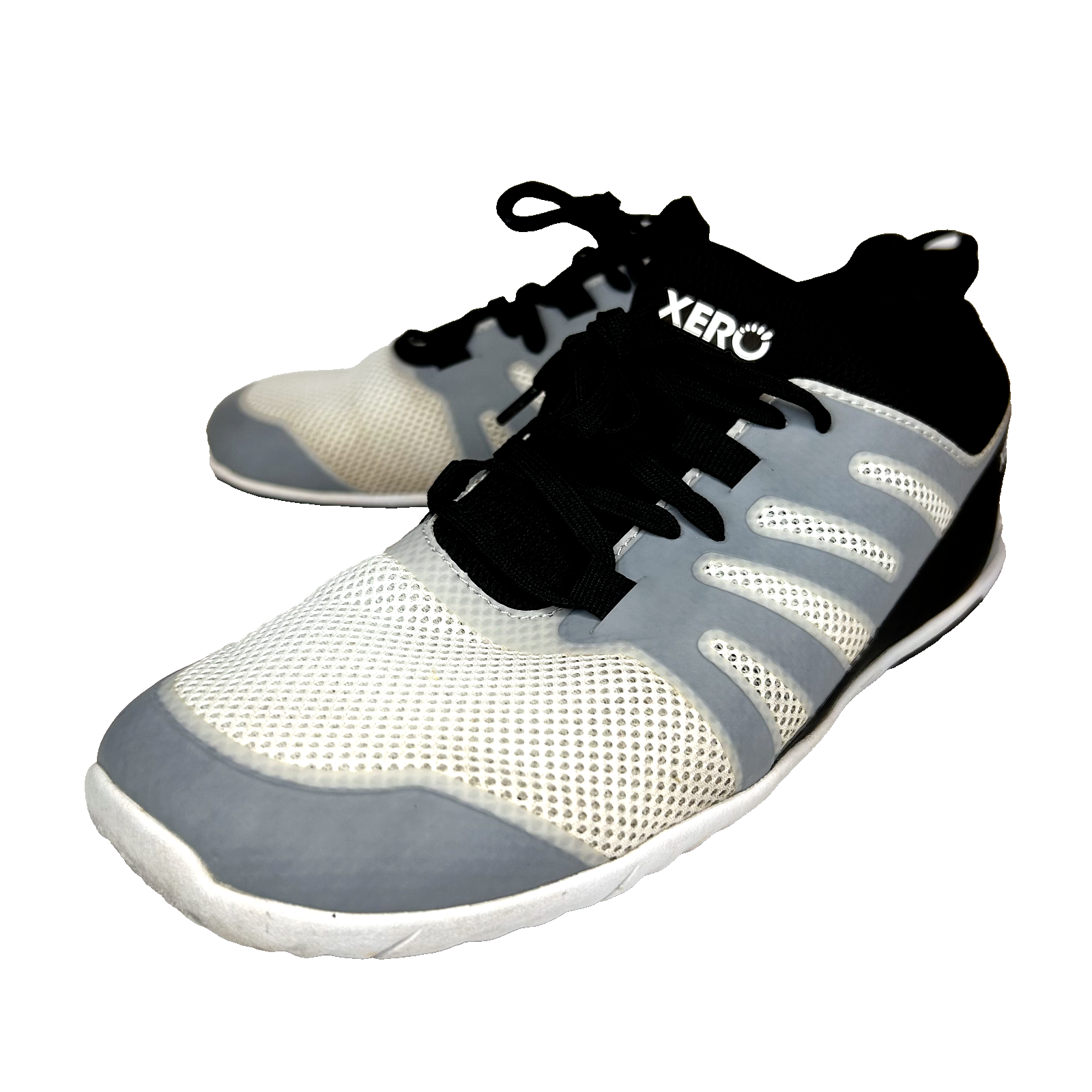 Xero Shoes Forza Runner Women's 8.5 in White Black Light Blue