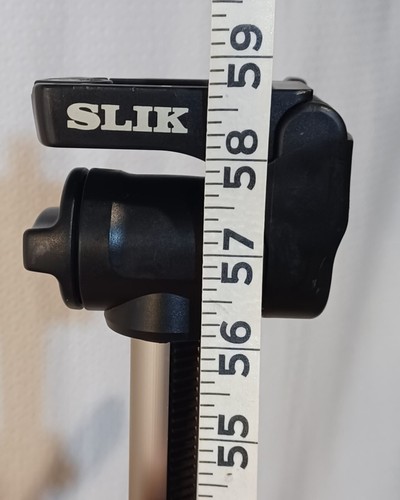 SLIK U8000 Folding Tripod w/ 3-Way, 59" Pan-and-Tilt Head *NO Shoe/Plate* ☆ - Picture 8 of 9