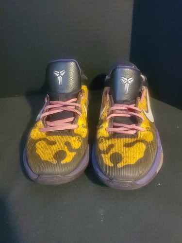 Nike Zoom Kobe VII 7 System Poison Dart Frog Men's Size 6.5y 505399-501 Lakers - Picture 7 of 24