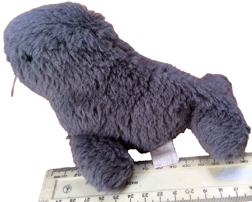 SEA LIONS GREY VINTAGE ‘APPLAUSE’ CUTE MATCHING PAIR SOFT TOY PLUSH FUR Baby A** - Picture 6 of 7