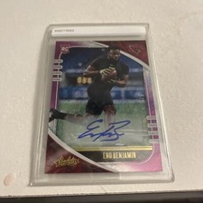 2020 Absolute Signature Rookies Pink Wave #135 Eno Benjamin Auto /5 - NM-MT