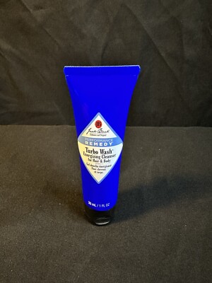 JACK BLACK Performance Remedy Turbo Wash For Hair & Body 1 oz New