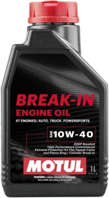 Motul 2810QTA 10W-40 Break-In Oil 1 Quart Full Synthetic 1 Piece