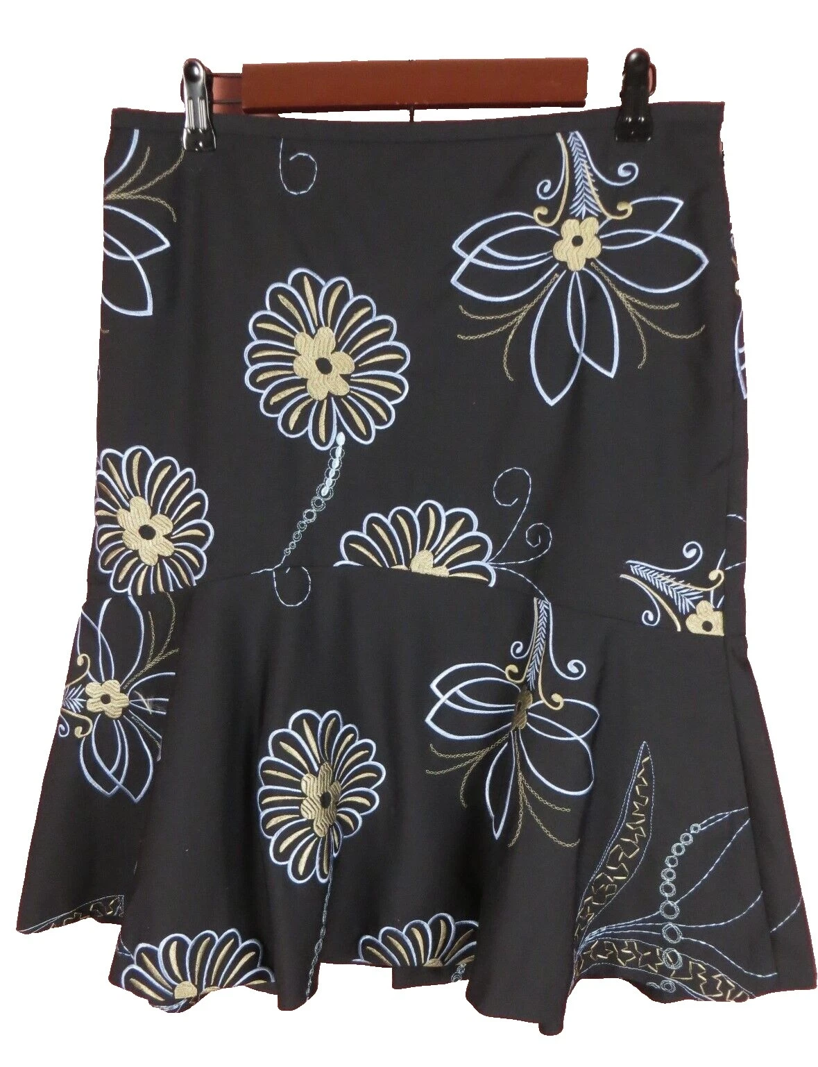 Faldas para mujer Ann Taylor florales de lana línea A