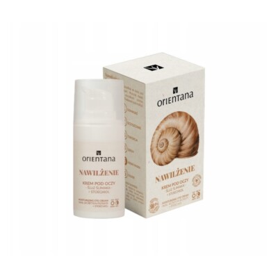 Orientana Natural Eye Cream with Snail Mucus 15 ml - Naturalny krem pod oczy ze 