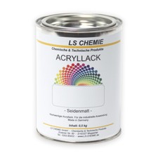 0,5kg Acryllack in RAL 1002 (Sandgelb) in Seidenmatt !