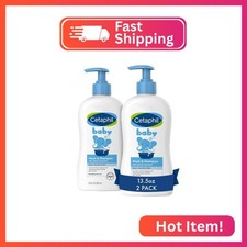 Cetaphil Baby Wash  Shampoo, 13.5oz Pack of 2, Hypoallergenic, Gentle Enough fo