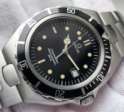 OMEGA SEAMASTER PROFESSIONAL 200M QUARTZ DATE 41MM BLACK DIAL MEN'S WATCH