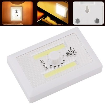 Batteriebetriebene COB Wandleuchte mit kabelloser Halterung und einstellbarer He