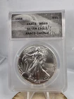 1998 Silver American Eagle Coin ANACS MS69 $1 .999 Silver