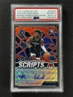 2020-21 Panini Mosaic Anthony Edwards Red Wave RC Scripts PSA 10 Auto POP 1
