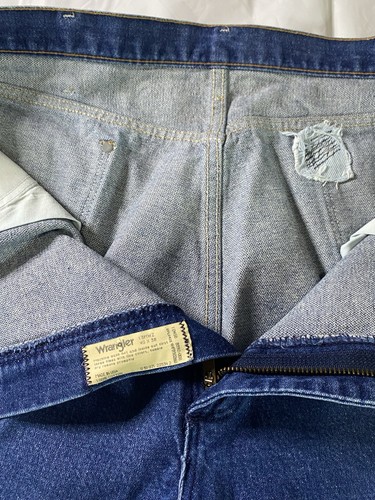 (2)Wrangler Jeans Men 40X38 Cowboy Cut 13MWZ Made in USA Vintage Western - Picture 8 of 10