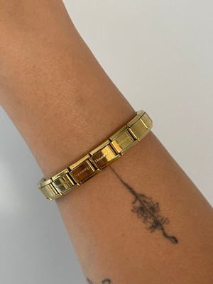 CHARM GOLD BRACELET - NOMINATION BRACELET- WOMAN AND MAN BRACELET- COUPLE BRA