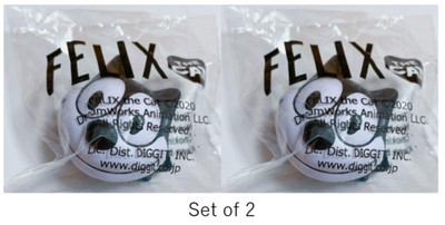 Felix Antenna Ball Topper Squeeze Toy 4.5cm Decoration for Cars Set of 2