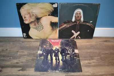 EDGAR WINTER THEY ONLY COME OUT AT NIGHT WHITE TRASH NIGHTDREAMS VINYL LOT OF 3
