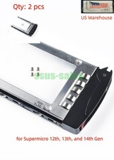 X2 MCP-220-00047-0B 2.5" Tray Caddy Gen 3 Black for SuperMicro 12 13 14th Gen
