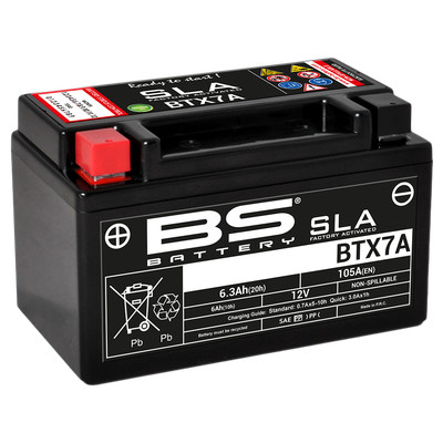 36036-Bateria SLA BTX7A (FA) BS BATTERY compatible con SYM ALLO 50 4T E4 50 2019