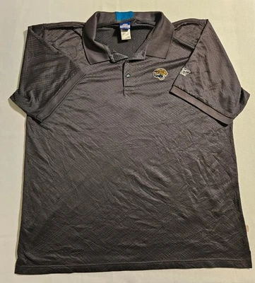 Vintage Reebok Jacksonville Jaguars NFL Team Apparel Polo Golf Shirt Size 2XL - image 1 of 4