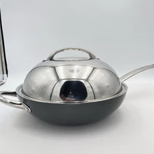 Todd English Hard Anodized GreenPan Chicken Fryer w/Lid & Steamer