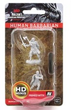 New Sealed D D Nolzur's Marvelous Unpainted Miniatures: Human Barbarian Set.