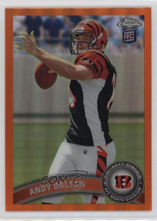 2011 Topps Chrome Retail Orange Refractor Andy Dalton #51 7rf