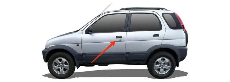 Coppia Spazzole Tergicristallo In Ferro Compatibili Con Daihatsu Terios Dal 2006 In Poi - Attacco A U