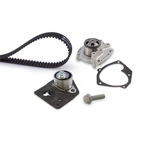Water Pump & Timing Belt Kit KP15552XS Gates Set 5552XS T41240 WP0063 - Image 11