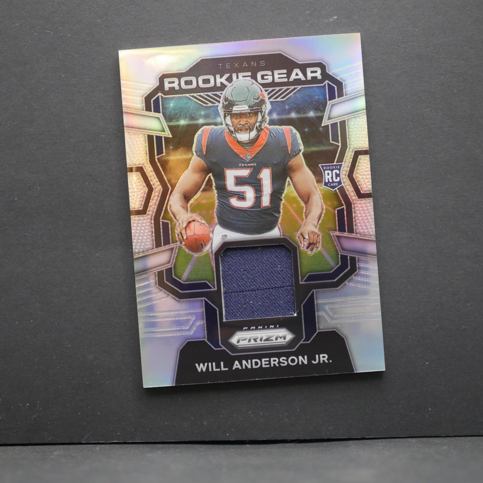 2023 Panini Prizm - Rookie Gear Will Anderson Jr #RG-WA (MEM, RC) Silver Prizm