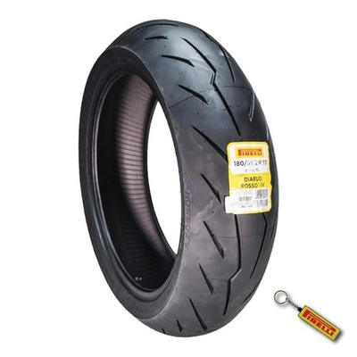 パーツ PIRELLI DIABLO ROSSO IV CORSA 180/55-17 Pirelli Diablo Rosso IV 180/55-17 Rear Motorcycle/Sport Bike Tire