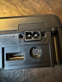 Sega Saturn MK-80000A Console Black Tested and Working  Loose Power Port