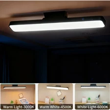 LED Touch Sensor Under Cabinet Closet Light USB Rechargeable Kitchen Lamp Strip