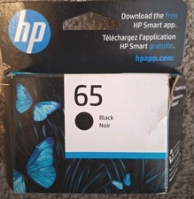 Genuine HP 65 Black Ink Cartridge Expires July 2027