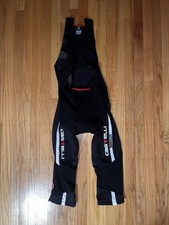 Castelli Mens Racing Rosso Corsa Cycling Thermal Bib Tights Capri XL Black 