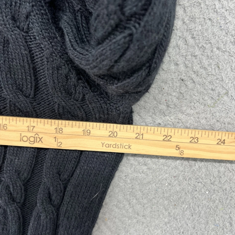 Superdry Suéter Para Hombre 2XL Negro Tejido con Cable Media Cremallera Pullover Prendas de Punto Premium Foto 3 de 4