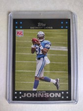 2007 Topps - Calvin Johnson #320 (RC) - Detroit Lions - EX/NM - Free Shipping