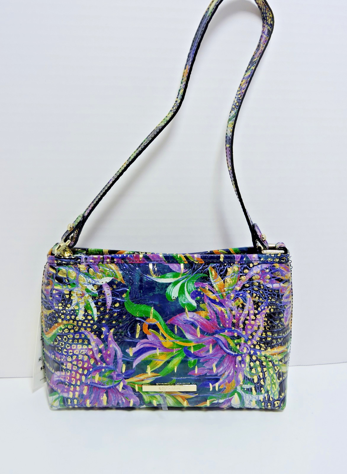 Brahmin Lorelei  Visionary Colorfu Melbourne Leather Small Shoulder Hand Bag NWT