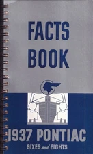 1937 Pontiac Six and Eight Facts Book plus Demonstrator Dealer Album Data Book