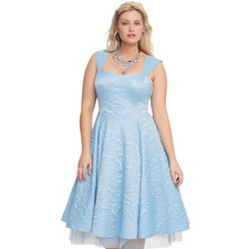 Disney Cinderella Exclusive Hot Topic Collection Blue Corset Midi Dress Size 20
