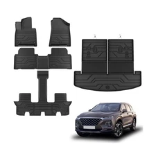KARPAL Floor Mats Fit for Hyundai Santa Fe 2024 2025 2026 (Fit Hybrid and Gas...