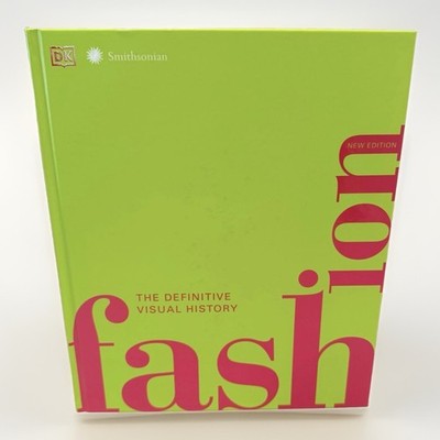 Fashion Art Book Coffee Table DK Smithsonian Illustrated MCM Staging Home Decor
