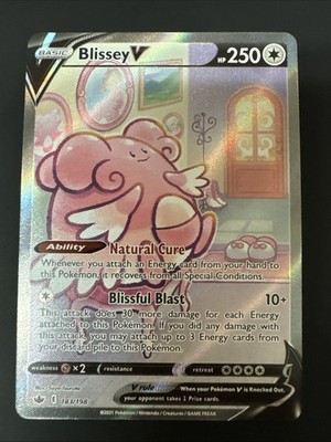 Pokemon TCG Blissey V 183/198 Chilling Reign Alternate Art Full Art Near Mint