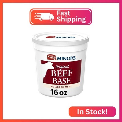 Minor's Beef Base, Great for Soup Broth and Sauces, 0 Grams Trans Fat, No Added