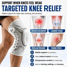 Adjustable Compression Knee Brace Patella Stabilizer Meniscus Support Large