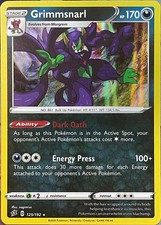 Grimmsnarl Holo Rare - 125/163 - Rebel Clash Pokemon 2020