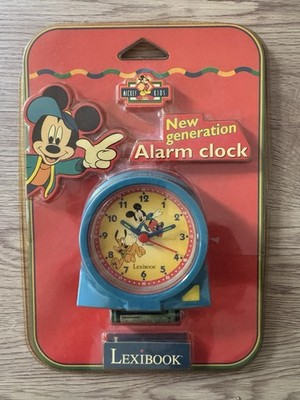 Vintage Disney Mickey Mouse Lexibook Wecker - im Blister - sehr selten