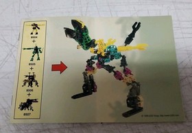 Lot of 3: LEGO Technic Throwbots 8505, 8506 & 8521 w/Some Discs, Pre-Owned *READ