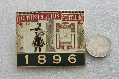 COMMEMORATIVE ATLANTA 1996 CITIUS ALTIUS FORTIUS 1896 LARGE PIN