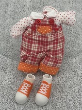 NEW Lalaloopsy Full Size Doll Overalls Outfit Set with Shoes Clothing Red Orange