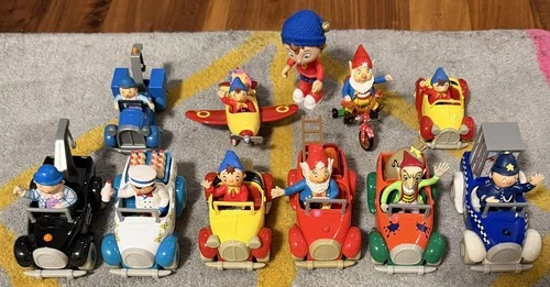 Vintage Noddy Toyland x11 Diecast Cars & Figure Bundle Corgi RARE  complete VGC