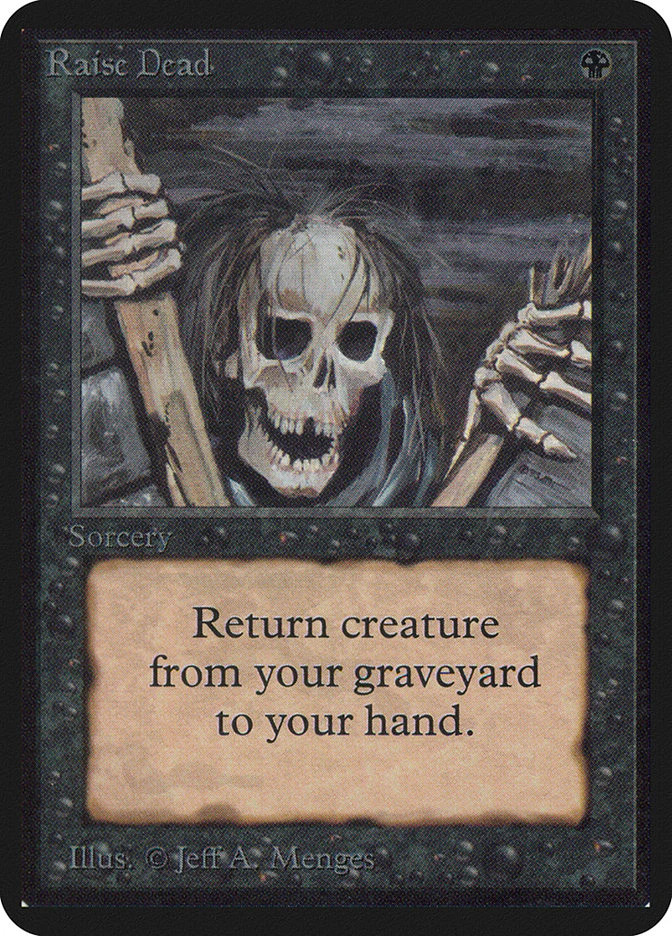 Raise Dead [Alpha Edition] Moderately Played